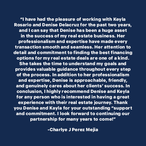 Testimonial from Charlye J Perez Mejia